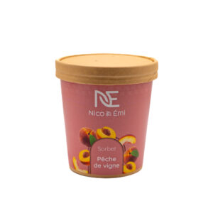 Sorbet pêche de vigne